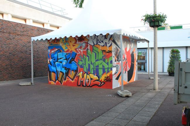 Tente pour manifestation artistique prés de Rouen